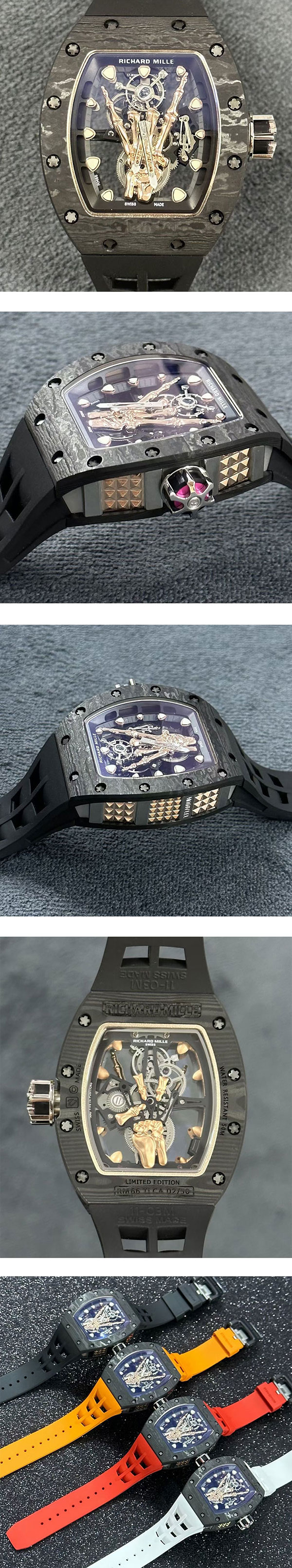 ご注文の早めに リシャールミルコピー RM 66 フライング トゥールビヨン 激安ストア